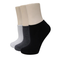 【BVD】3雙組-中性休閒毛巾底船襪(B220襪子-女襪)