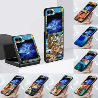 Disney Anime Luca Case for Samsung Galaxy Z Flip5 Mobile Phone Bag Z Flip 5 Hard PC Cover Zflip5 Black Folding Protective Coque