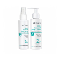 【St.Clare 聖克萊爾】2%水楊酸背痘調理噴霧100ml+2%水楊酸淨痘美體乳100ml