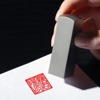 Waterproof Durable Metal Customize Name Stamp With Box Inkpad English Chinese Name Personal Stamps Gift For Birthday Graduation