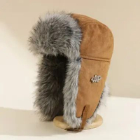 Topi Ushanka PREMIUM Winter Tebal / Topi Ushanka Pria Wanita Bulu Wool Hangat Winter / Topi Pilot Bo