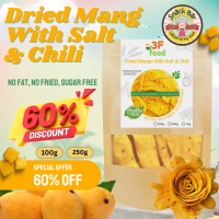 3F FOOD DRIED MANGO WITH SALT AND CHILI 100gr/250gr/500gr/1kg Dried fruit Daily snacks MADE IN VIETN
