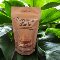Minuman Herbal Kunyit Curcuma Latte Pelancar Haid dan Meredakan Asam Lambung - Asem, Bubuk, Permen, 