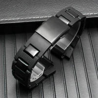 Black Frosted Waterproof Plastic Steel Light 16mm Accessories for Casio Dw5600 Dw6900/Ga2100/GW-M5610 Anti-Allergy Watch Band