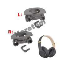 For Sony WH-1000XM4 WH1000XM4 Headphones Plastic Hinge Swivel Replacement RIGHT or LEFT Parts With U Metal Silver-gray