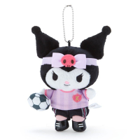 小禮堂 酷洛米 絨毛玩偶娃娃吊飾《紫黑》掛飾.鑰匙圈.東京奧運系列
