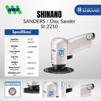 Mesin Amplas Angin 3 Inci Shinano SI-2210 3\ Single Action Air Disc Sander Dual Mode 3\" / 4\" (adap