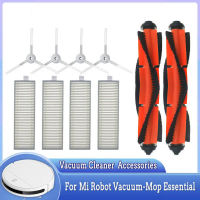 แผ่นกรอง HEPA Mop Cloths สำหรับ Xiaomi G1 Mi Robot Vacuum-Mop Essential หลักแปรงด้านข้าง Mijia หุ่นยนต์เครื่องดูดฝุ่นสำหรับ Home
