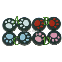 200pcs Cat Paw Analog Controller Thumbstick Grip Cap Protective Cover For Sony PlayStation Ps Vita PS Vita PSV 1000/2000 Slim