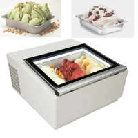 Mini Display Freezer Countertop Ice Cream Display Cabinet Gelato Showcase