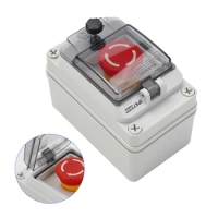 Useful Brand New Duable High Quality Particular Button Box E-Stop 50mΩ IP66 Push Waterproof 130*80*100mm Button