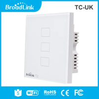 BroadLink TC2 UK Remote Control Smart Wall Light Switch works with Alexa, Google Home, IFTTT
