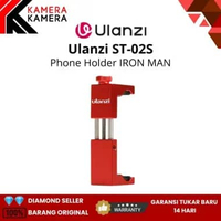 KameraKamera Ulanzi Iron Man 2S ST-02S 65MM to 95MM Tripod Phone Mount Merah