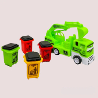 Mainan Mobilan Truk Sampah Mini -  Mobil Truck Excavator Edukatif Anak