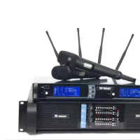 Music equipment DS-10Q sound system karaoke amplifier AS-9K uhf wireless dj microphone