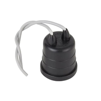 ขั้วยางกันน้ำ E27 รุ่น S-073 สีดำ
