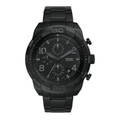 Jam Tangan Pria Fossil Bronson FS5714 Chronograph Kulit Hitam