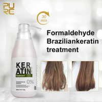 ​PURC Brazilian keratin 12% formalin 300ml keratin treatment Curly Hair Straightening Smoothing Product 0% 5% 8% 12% Formalin