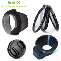 Filter CPL ND4 UV Lens Hood Cap Adapter Holder Accessories Kit For Sony X3000 AS300 FDR-X3000 HDR-AS300 Action Camera