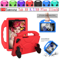 เคสแท็บเล็ต, สำหรับ Samsung Tab A9 X110 X115 A9+ A9 Plus X210 X216 2023, วัสดุ EVA, ปลอดภัยสำหรับเด็