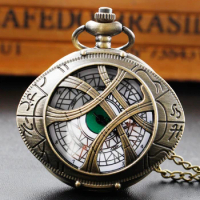 Unique Personality Creative Pocket FOB Watch Vintage Classic Student Men Women's Quartz Necklace Pocket Watch Souvenir reloj