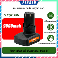 Pin PINSEN 9000mAh 12V Thẳng Lõi Cho Máy Khoan Makita, Máy Cắt Cỏ, Vặn Vít – Chính Hãng, Bền Bỉ, Gia