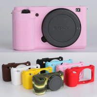 Soft Silicone Camera Case Protective Skin Rubber Cover Body Cover For Sony ZV-E10 ZVE10