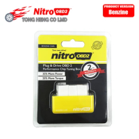 Best NitroOBD2 Ben-zine Car Chip Tuning Box Plug and Drive OBD2 Chip Tuning Box More Power / More Torque Nitro Code Reader