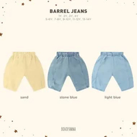 BOHOPANNA - BARREL JEANS 2.0 - CELANA JEANS ANAK - CELANA BARREL 9-10Y LIGHT BLUE