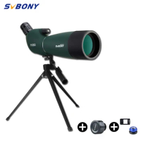 SVBONY-SV28 telescope 25-75x70 Spotting Scope monocular Powerful Binoculars Bak4 Prism FMC Waterproof w/ Tripod SV105