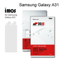 【iMos】3SAS系列保護貼 Samsung Galaxy A31 (6.4吋) 超潑水、防污、抗刮