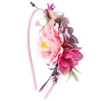 Cute Lovely Princess Fairy Children Headband Party Hair Wear Flower Wreath Birthday Gift Wedding Girl Easter Christmas