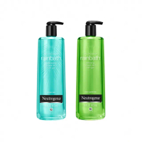 【Neutrogena 露得清】超值2入-Rainbath沐浴露473ml(海洋清香/洋梨綠茶)