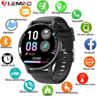 LEMFO New Smart Watch Men 2024 Real-time Activity Tracker Heart Rate Monitor Sports Watch Smart Watc