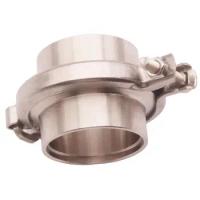 Stainless Steel Turbo Exhaust Downpipe V-Band Flange Kit ID:1.5'' V Band Clamp