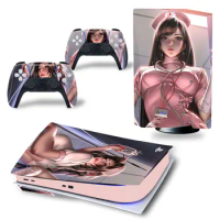 ANIME GIRLS PS5 Disk Digital Skin Sticker Decal Cover for PS5 Console and Controllers PS5 Skin Sticker Vinyl 4094