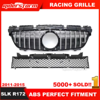 2012-2015 GT grille For mercede SLK Class GT Grill R172 Diamond Grille Auto Front Vertical Grid R172 SLK200 SLK250 SLK300 SLK350