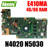 E410M For ASUS E410MA E410MAB R429M F414MA E510MA E510MAB Laptop Motherboard N4020/N4120 N5030 4GB/8GB-RAM SSD-64G/128G