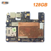 Ymitn Work Well Unlocked Mobile Electronic Panel Mainboard PCB Boards For Google Pixel 128GB Motherboard Circuits Flex Cable