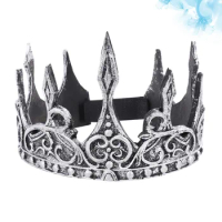 The Crown Foam Royal Men Crown Prince Tiara Halloween Crown Headdress Medieval The Crown Tiara Headband