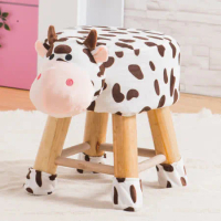 格調 Style｜可愛Q萌動物造型凳-花乳牛