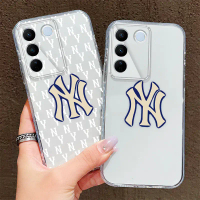 Compatible With VIVO V27 Pro Phone Case Minimalist-style trendy TPU soft transparent phone cover