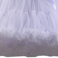 Women s Layered Pleated Tulle Skirts Short Petticoat Fluffy Tutu Puffy Party Cosplay Skirt