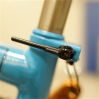 Folding bike titanium seatpost clamp for brompton seatpost clip ultralight about 26g
