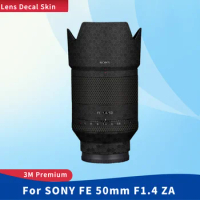 For SONY FE 50mm F1.4 ZA Decal Skin Vinyl Wrap Film Camera Lens Body Protective Sticker Protector Coat FE1.4\50ZA