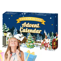 24 pcs Christmas Advent Calendar Kit Advent Calendar DIY Countdown Calendar Decor Surprise Kid Christmas Advent Gift for kids