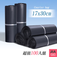 JIAGO 黑色自黏破壞袋(100入)-17x30cm