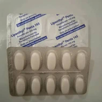 suplemen kesehatan lipantyl Penta145mg eceran per 10 tablet