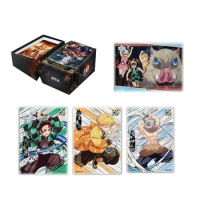 Demon Slayer Collection Card Booster Box Infinite Train Rare SSR Card Collection Edition Edition Colour Trading Games Cards