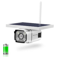 Smart Solar Outdoor Monitoring Equipment Wireless WIFI Waterproof CCTV Network Camera